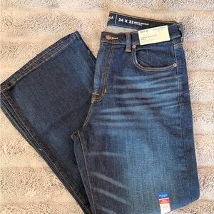 Arizona Jean Company Men's Dark Blue Relaxed Jeans